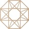 Ekena Millwork Guardian Wood Fretwork Pierced Ceiling Medallion, Alder, 16"OD x 6 1/4"ID x 1/4"T CMWP16X16X0250GDAL - alternate 4